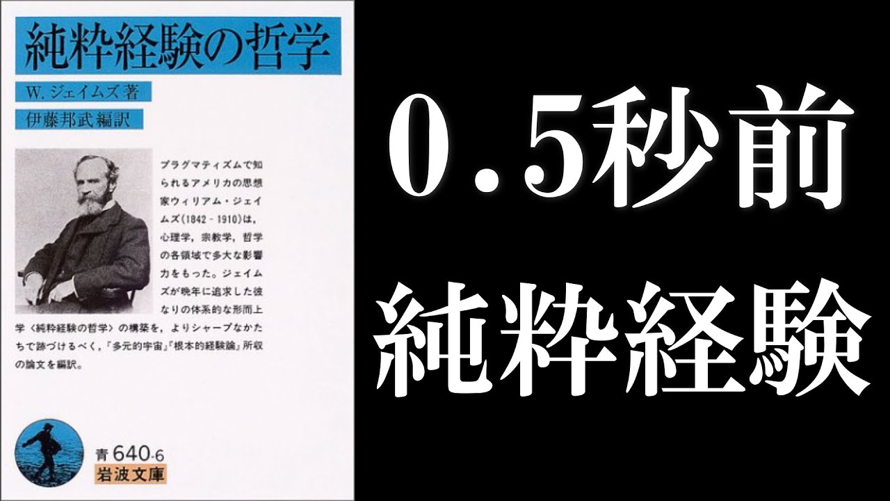 ウィリアム・ジェイムズ『純粋経験の哲学』読解