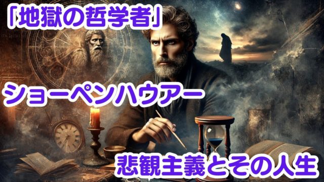 『地獄の哲学者』ショーペンハウアーの悲観主義とその根底にある人生